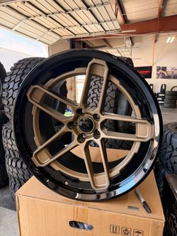 20s staggered wheels tires new 5x115