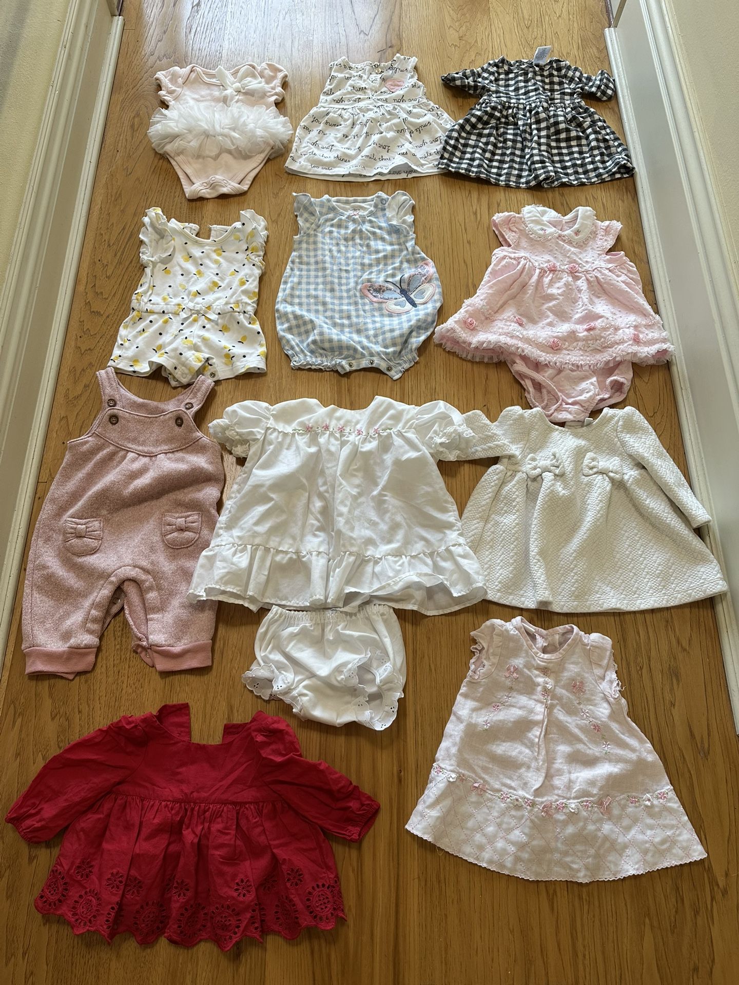 0-3 Month Baby Girl Cute Outfits - 11 Outfits