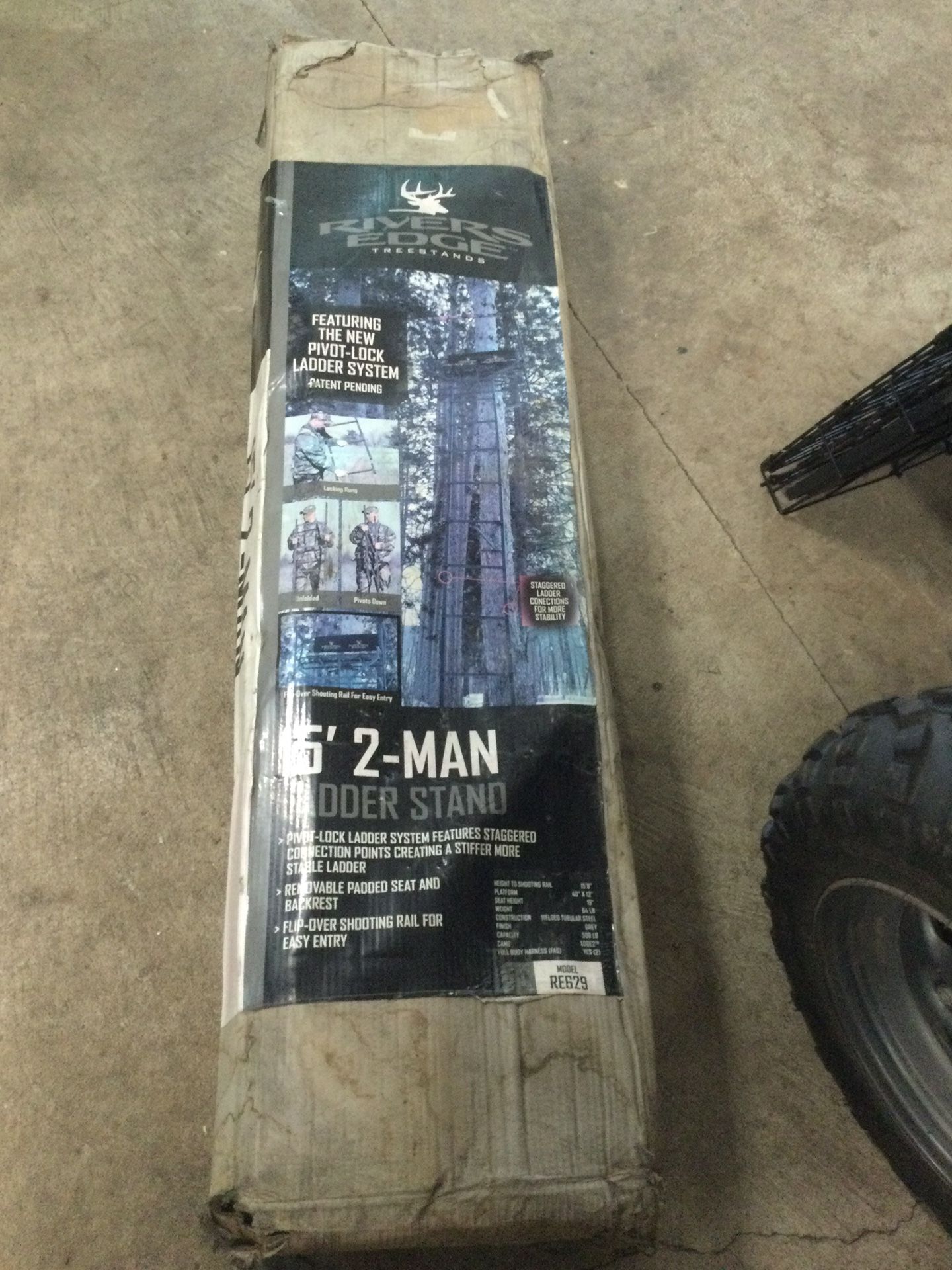 Rivers Edge 2 Man Tree Stand With New Pivot Lock Down System