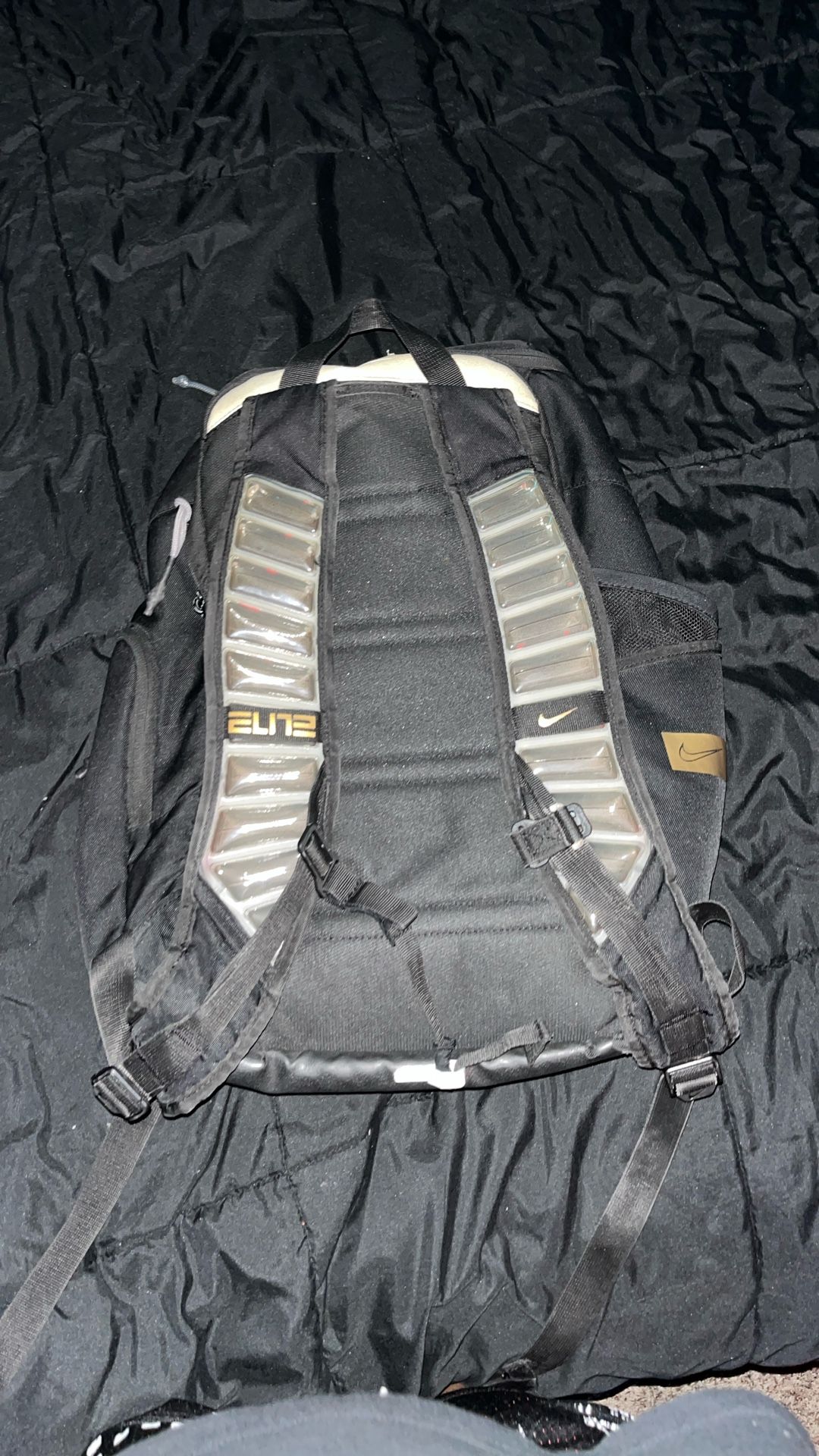 Black & Gold Nike Elite Bag