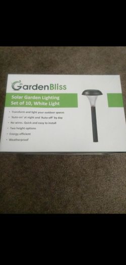 10 Pack of Outdoor Solar Garden Lights for Your Yard Path Lawn and Landscape Lighting