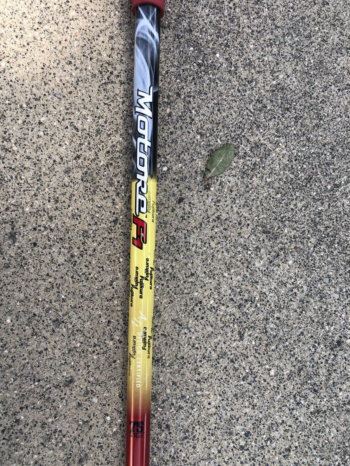 Fujikura Motore F1 75 X Flex Golf Shaft