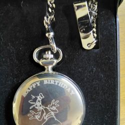 Disney GOOFY 65th Birthday Pocket Watch Limited Edition New