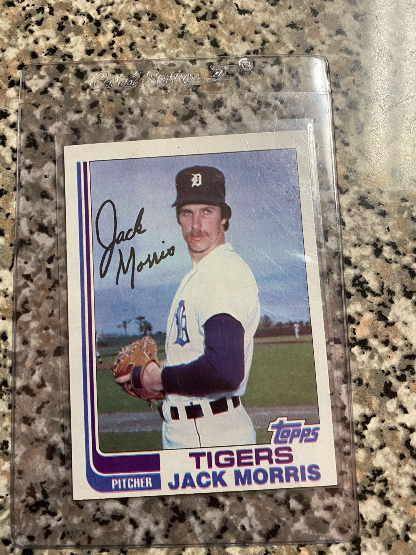 Jack Morris Vintage Baseball Card Great Condition