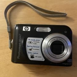 Hp Photosmart M 447Hp Black With Silver Trim Good Condition
