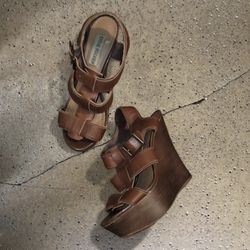 Steve Madden High Wedges size 7