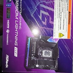 Asrock Phantom  B860m Lighting Wifi