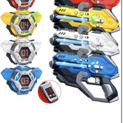 Laser Tag  Set & Vests, Player Digital LED Display, Infrared Multi-Function Toy , Arcade Gifts for Kids & Adults,Boys Girls for 8-12+ Years Old (Old S