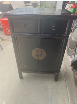 Small black cabinet/dresser