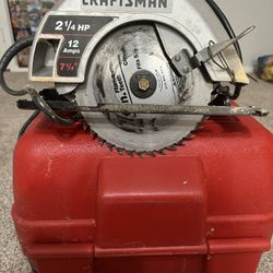 Craftsman 7.25 Inch Circular Saw With Case
