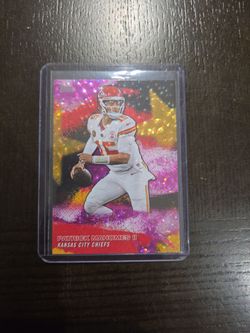 Patrick Mahomes II Topps Foil Trading Card