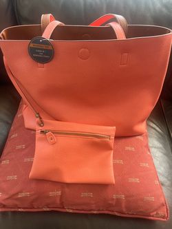 Reversible Tote Bag with Removable Pouch