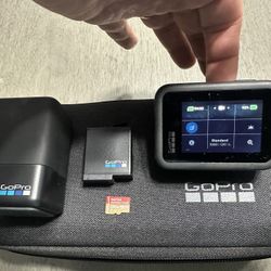 GoPro HERO8 Black + Battery Charger + Extra Battery + 256GB SD Card + Case