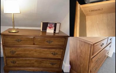wood dresser with 4 spacious drawers