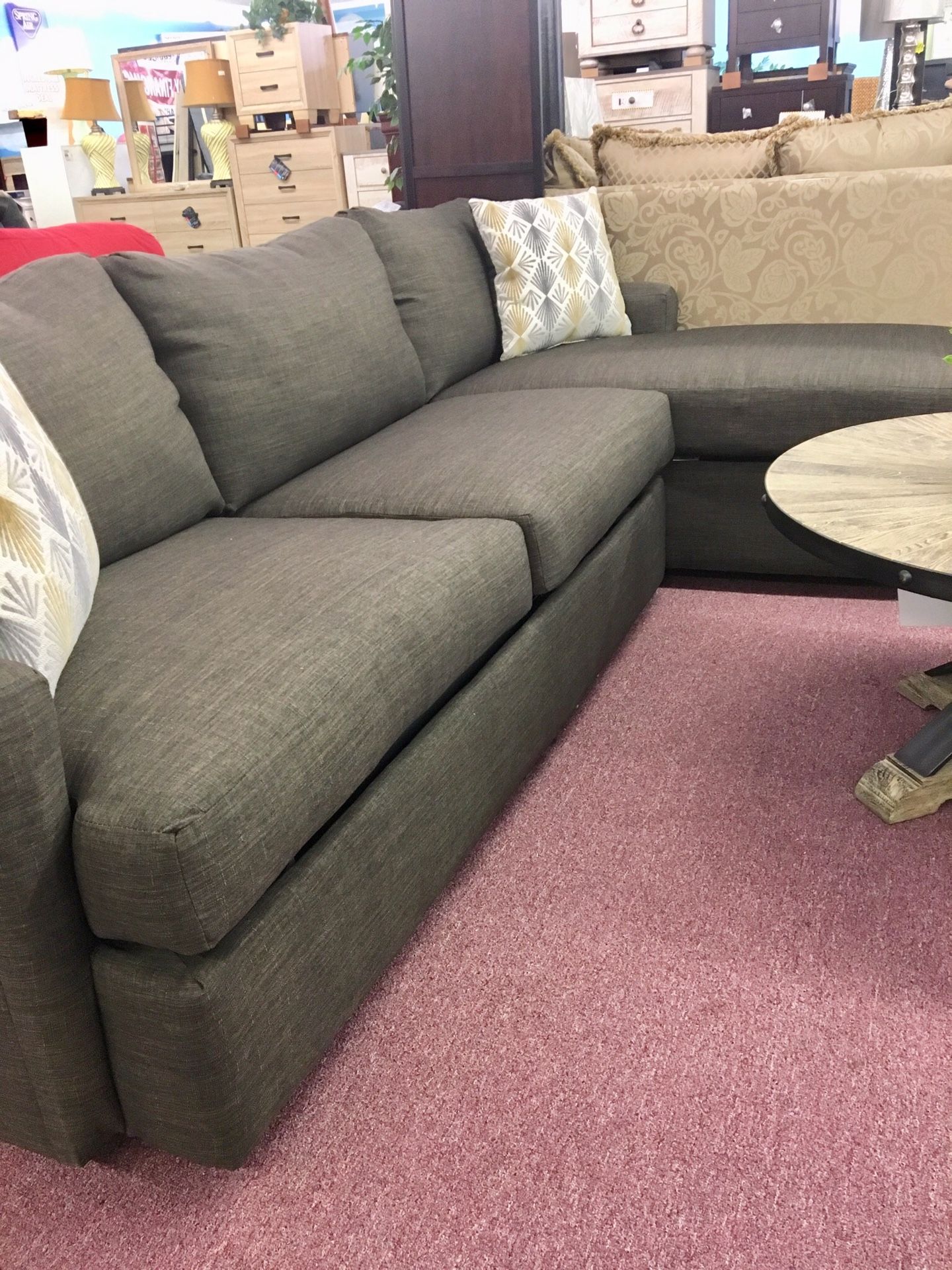 🇺🇸HUGE Furniture Sale!🇺🇸 Brand New Brown Sleeper Sofa Sectional! $50 Down Takes It Home Today!