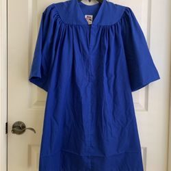 Royal Blue Graduation Gown Size 4’2”-4’5