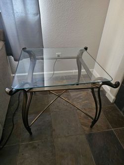 Glass Square Table
