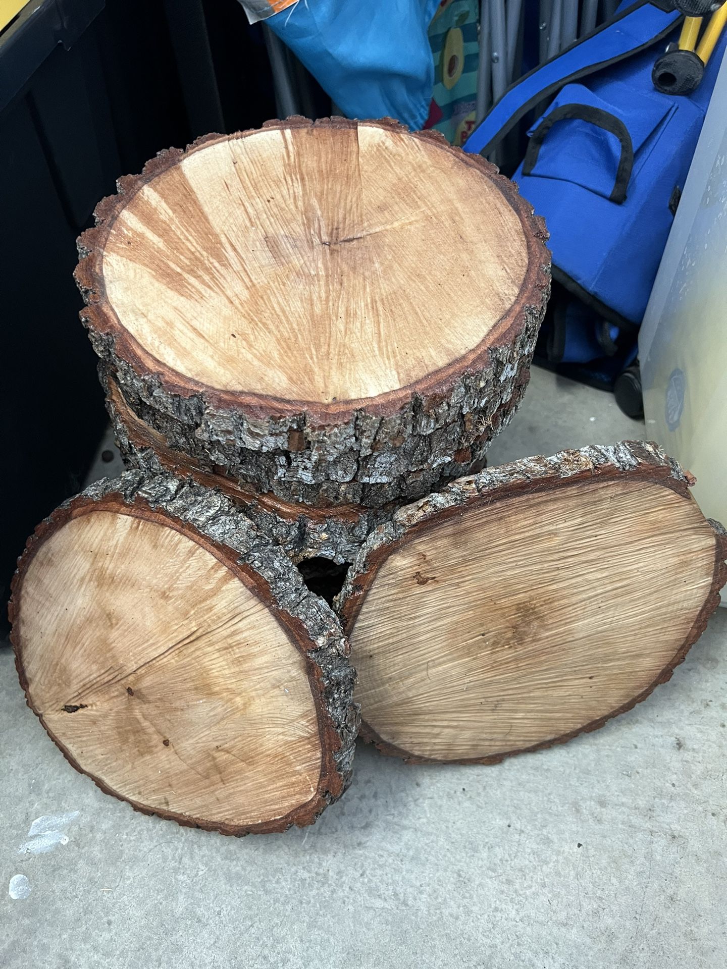 8” Round Wood Pieces