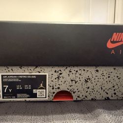 Jordan 4s Cement 7Y $180 Obo
