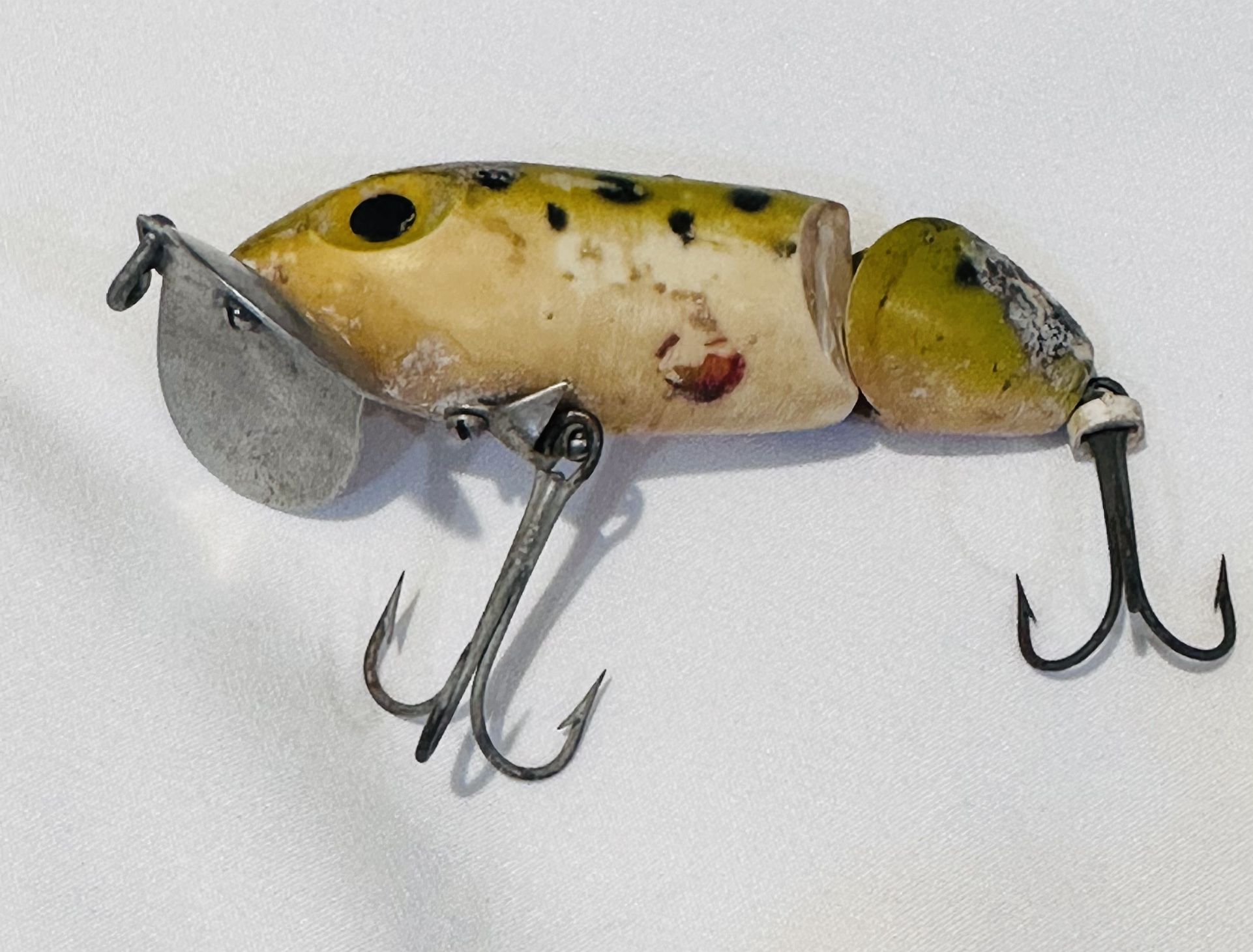Vintage Fred Arbogast Jointed Jitterbug Fishing Lure