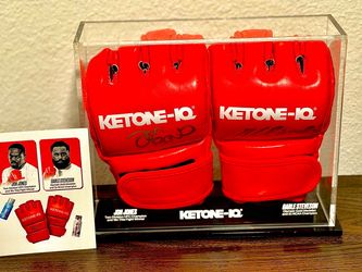 UFC x Ketone Gloves signed by Jon Jones and Gable Stevenson