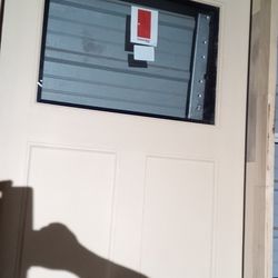 New Exterior Entry Door 3 Feet By 8 Feet.  Therma-Tru Fiberglass