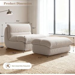 Lounge Chair With Ottoman