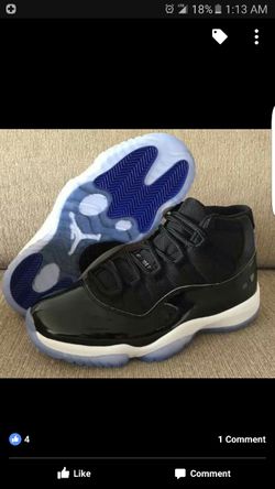 Retro jordan 11 space jam size 13