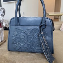 Patricia Nash Blue Purse 