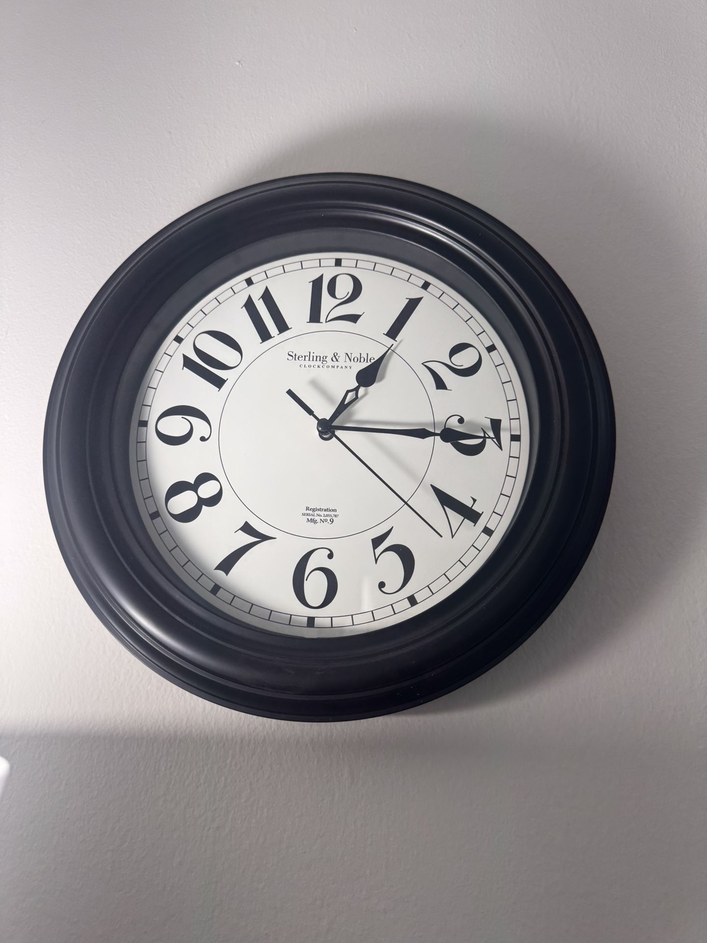 Sterling & Noble Wall Clock