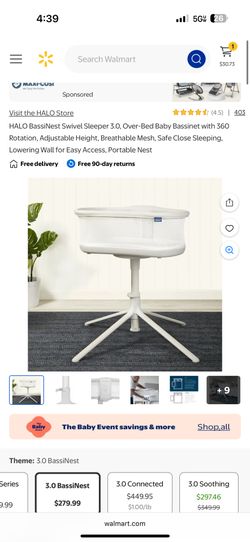 Halo Bassinet- Crib- Baby