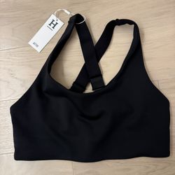 Harper Wilde Flex Cross-Back Sports Bra - Black - Size Medium - NWT