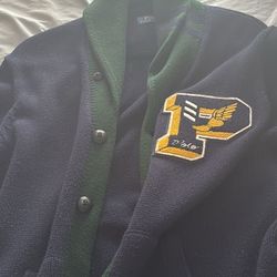 Vintage P-Wing Polo Cardigan Sweater 