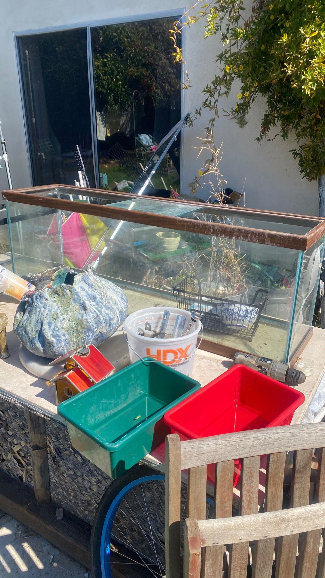 75 Gal Fish Tank  Must Sell Today Moving To Another State Need The Money But Keep It  But It Will Be A Pain The…