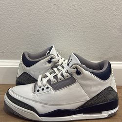 *USED* Nike Air Jordan 3 Retro Midnight Navy Size 9