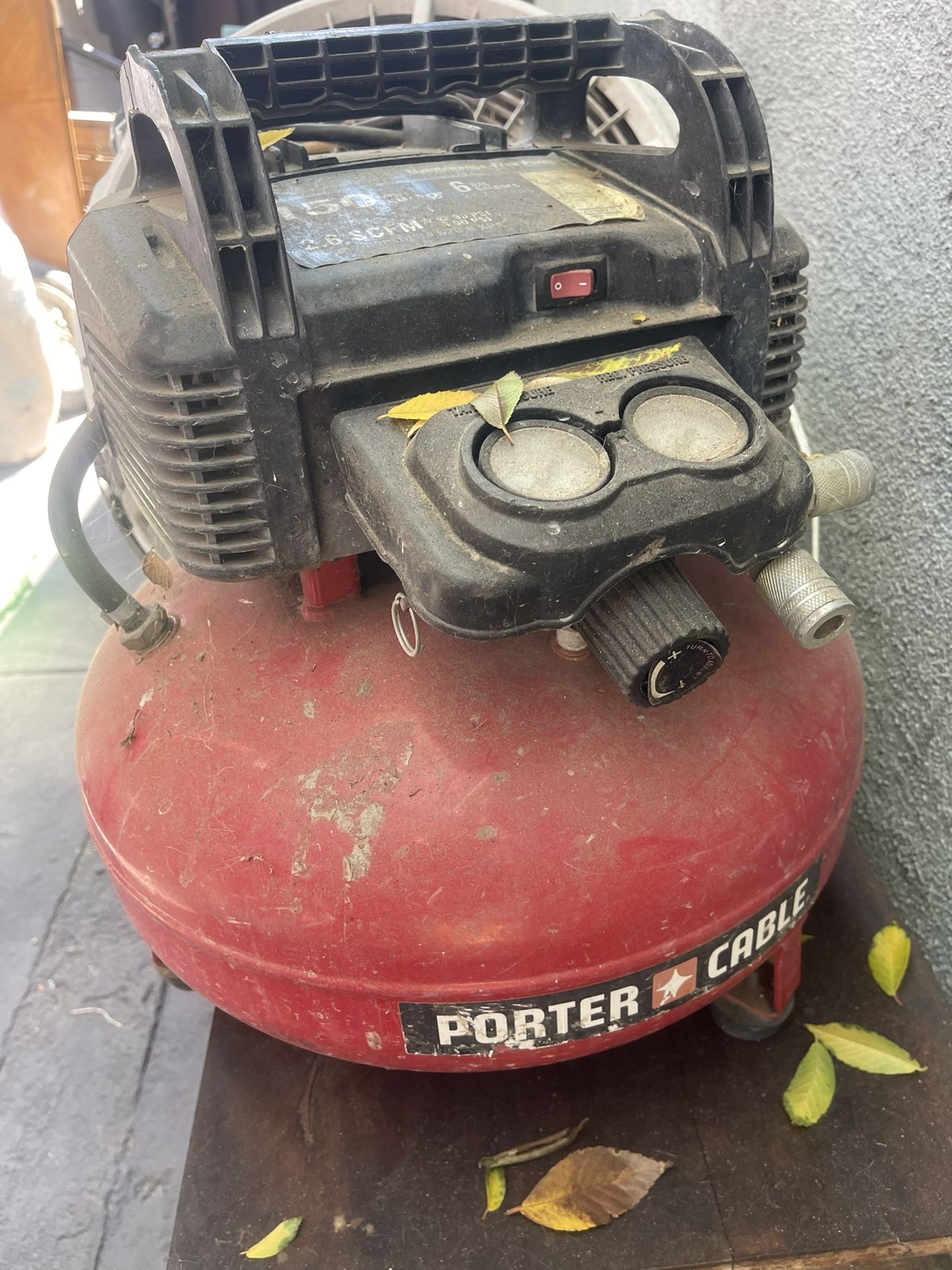 Porter Cable Pancake Air Compressor 150psi 6 Gallons
