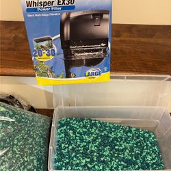 Aquarium Filter & Rocks