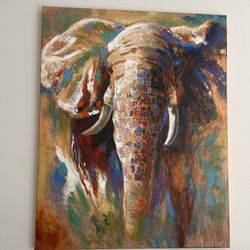 Large Elephant Painting