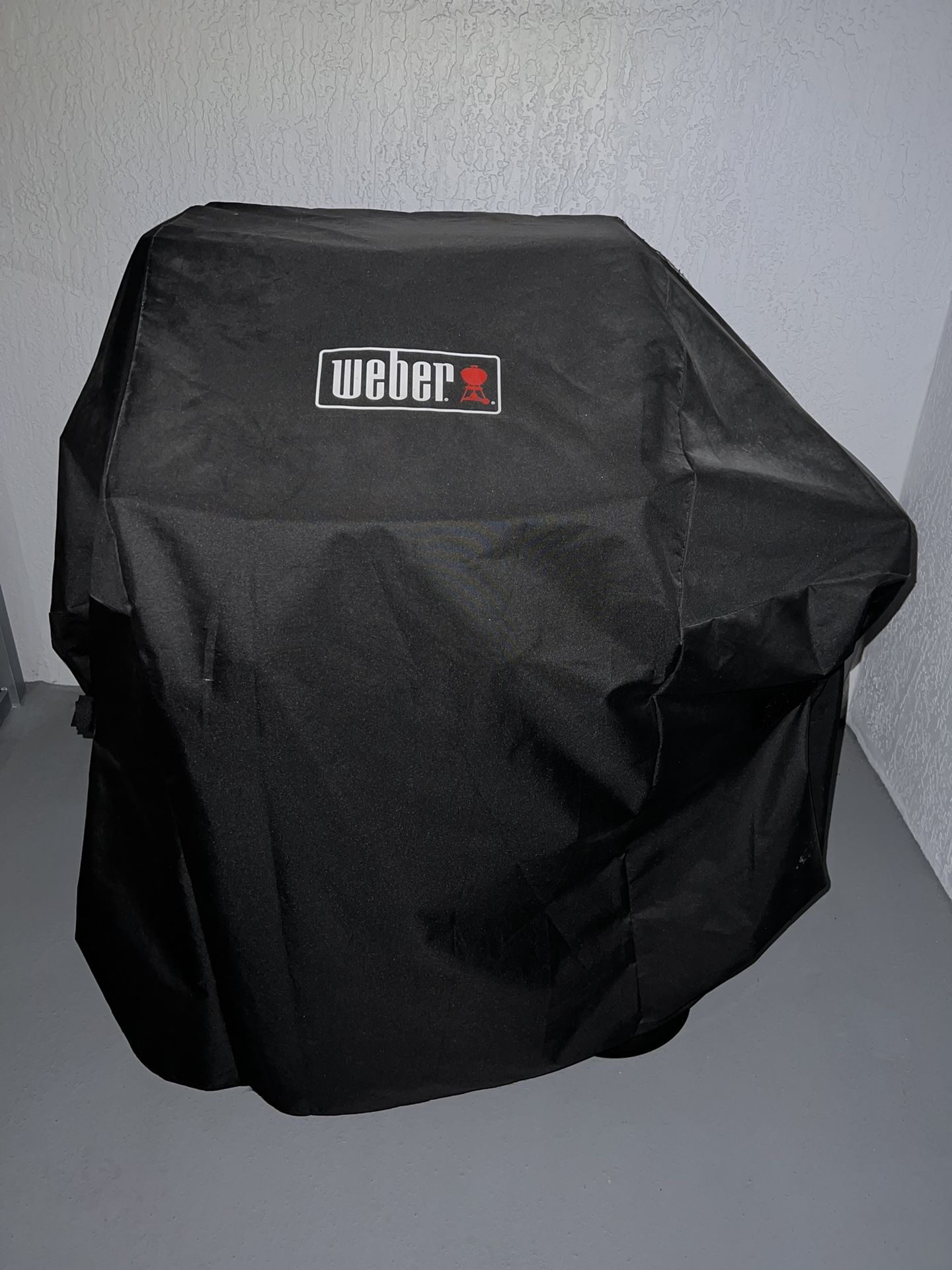 Weber Grill With Light/Fan And Cooking Utensils