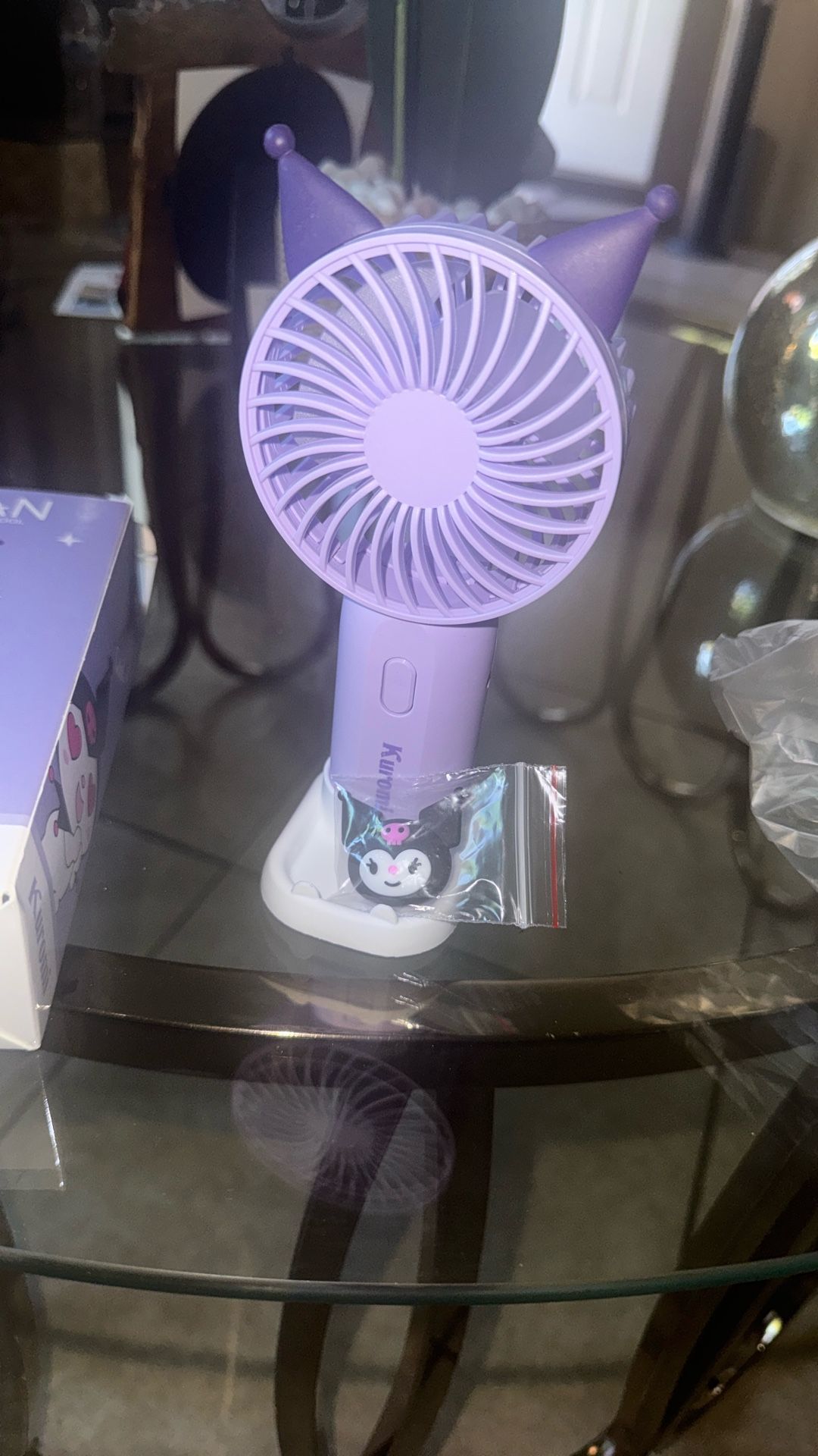 Kuromi Mini Fan