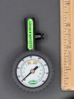 Slime 20201 0-160 PSI Dial Tire Pressure Gauge