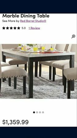 Elegant Marble Dining Table