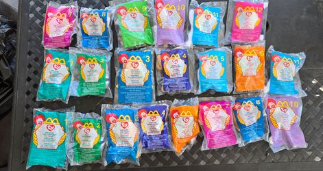 McDonald's Ty Beanie Babies Happy Meal Toys Large Lot