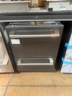 Cafe Double Drawer Dishwasher Stainless Steel