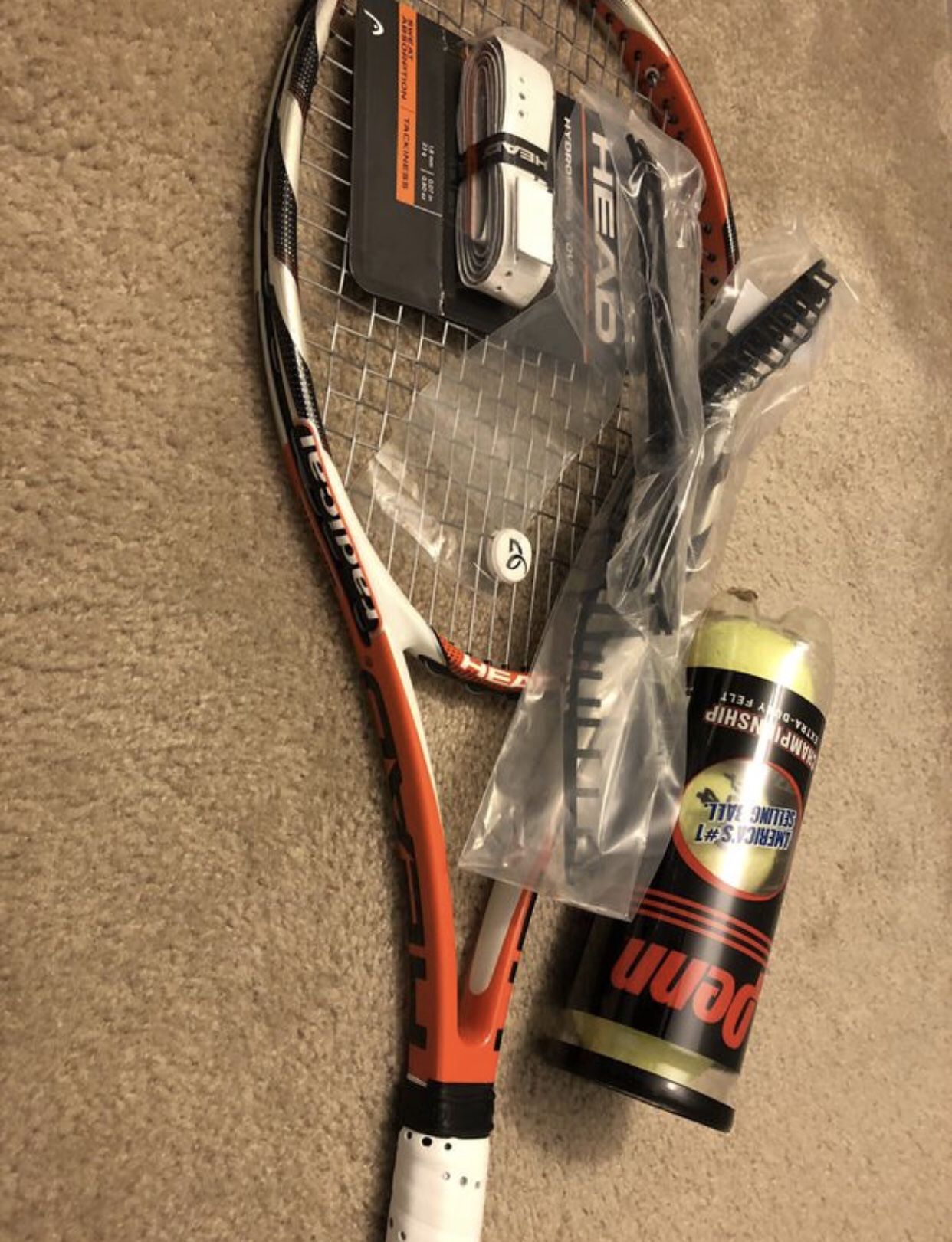 Head Tennis Racket Radical MicroGel MP 98 square inch Racquet — Adult or Teen Tennis Racket