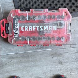 Craftsman 1/2 Inch Ratchet And Sockets. 