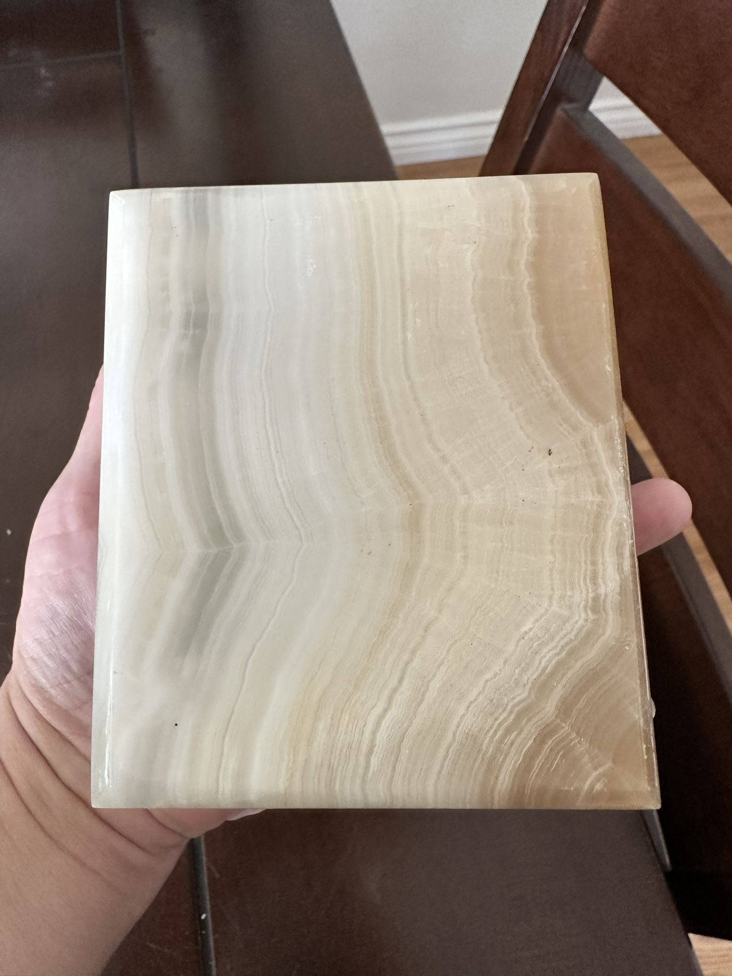 Beautiful Onyx Crystal Jewelry Box.