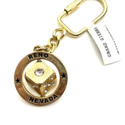 Lucky Reno Crystal Keychain