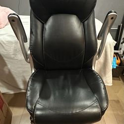 Black La-Z-Boy Lumbar Support Managers Chair