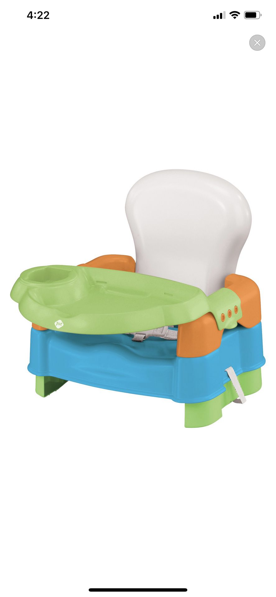 Sit snack & go convertible booster seat